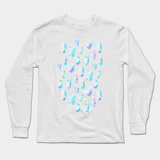 Iridescent Rainbow Crystals Long Sleeve T-Shirt